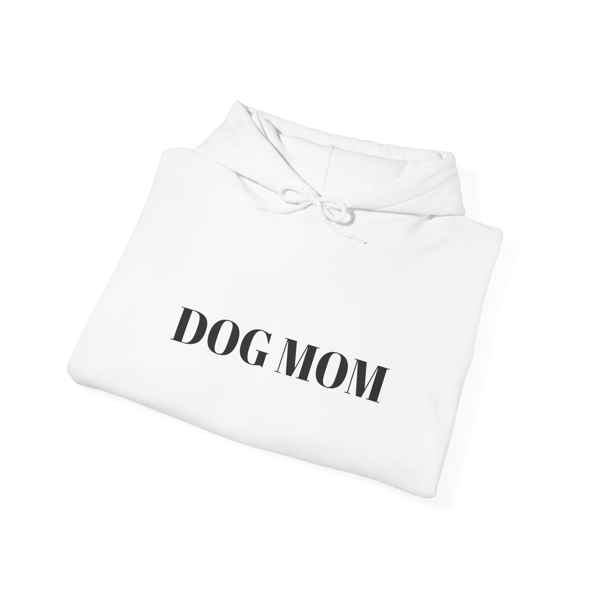 Dog Mom Hoodie | Dog Lover Script Pullover, Pet Owner Sweatshirt