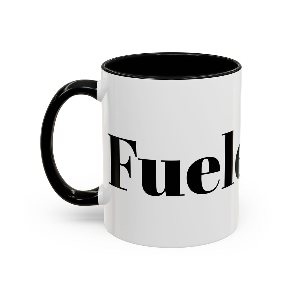 Curated By Design Accent Coffee Mug – Black-Trim Ceramic (11/15 oz)