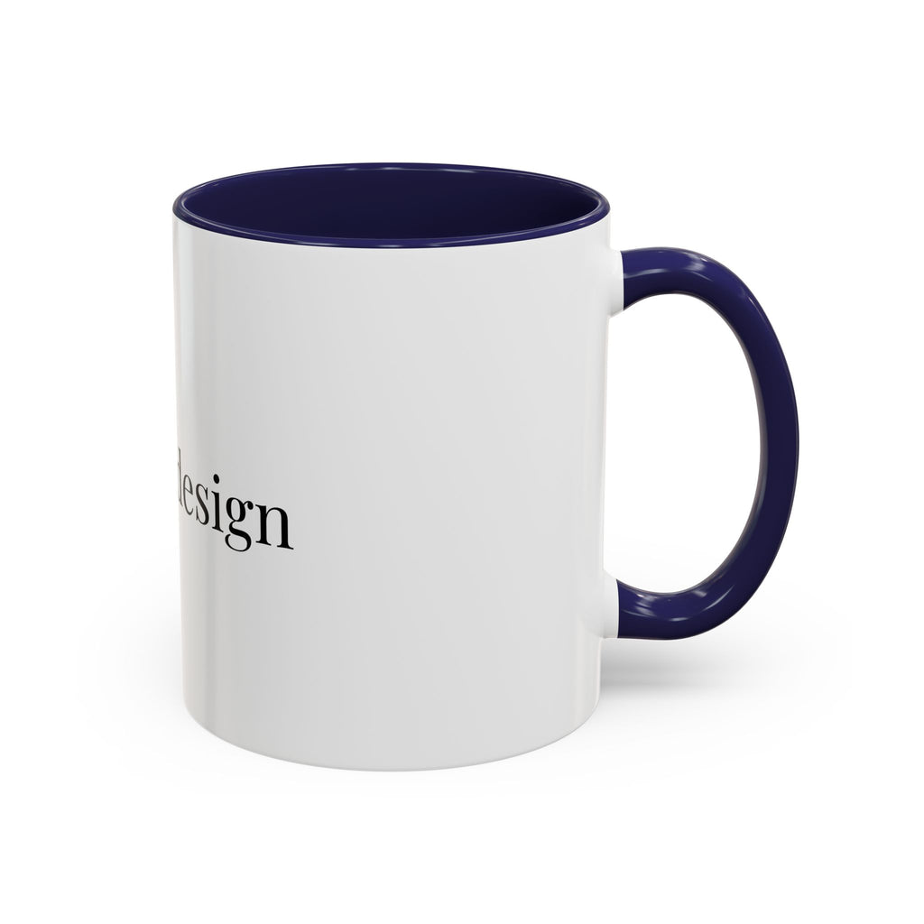 Curated By Design Accent Coffee Mug – Black-Trim Ceramic (11/15 oz)