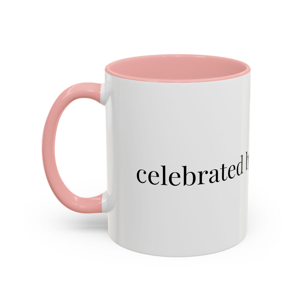Curated By Design Accent Coffee Mug – Black-Trim Ceramic (11/15 oz)