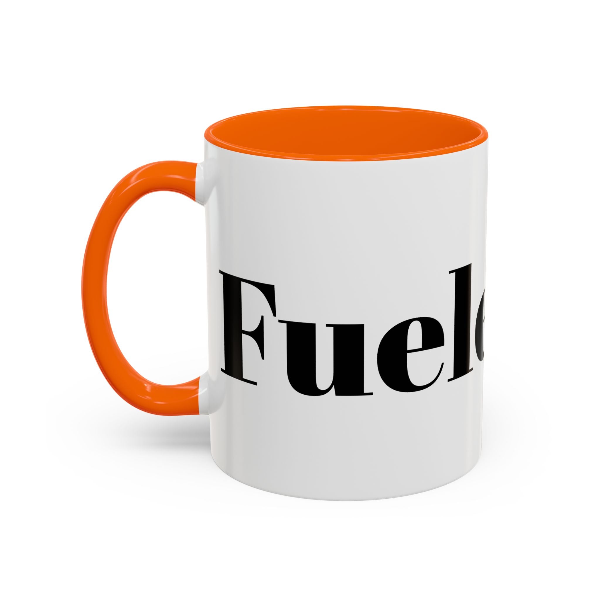 Curated By Design Accent Coffee Mug – Black-Trim Ceramic (11/15 oz)