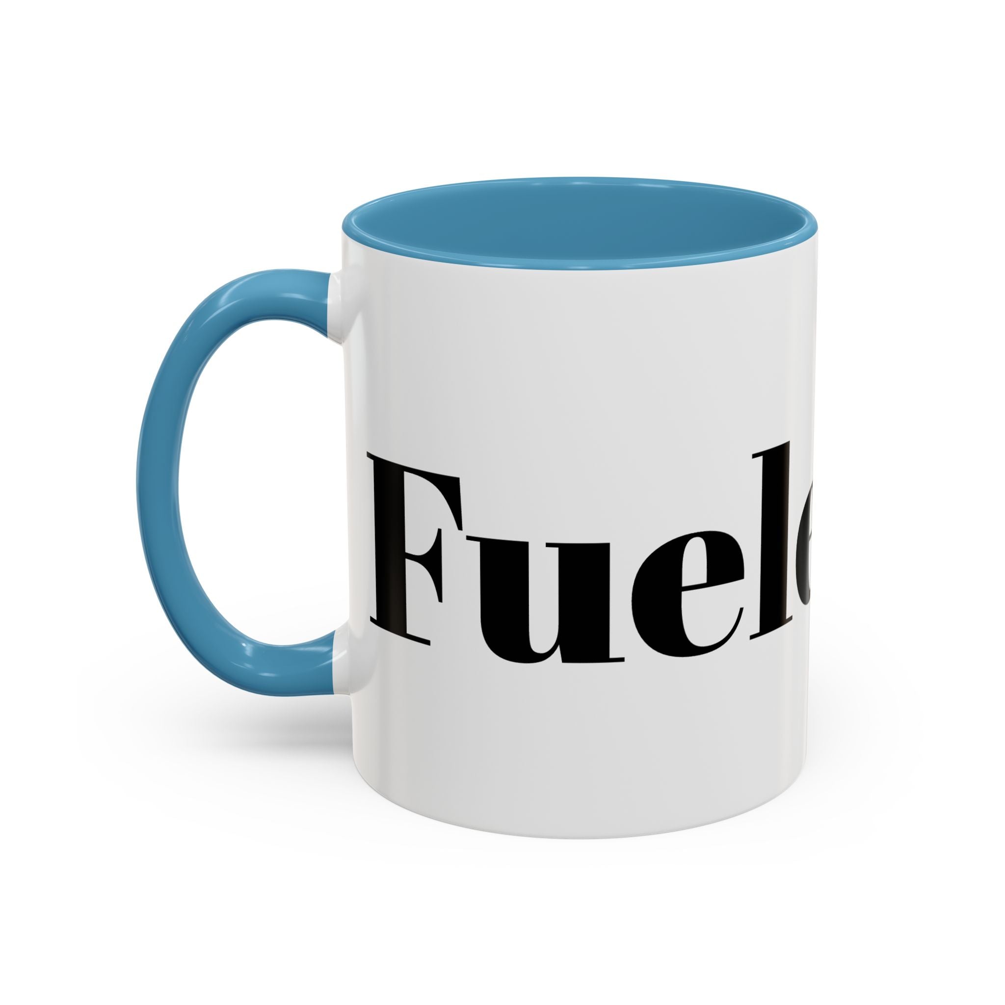 Curated By Design Accent Coffee Mug – Black-Trim Ceramic (11/15 oz)