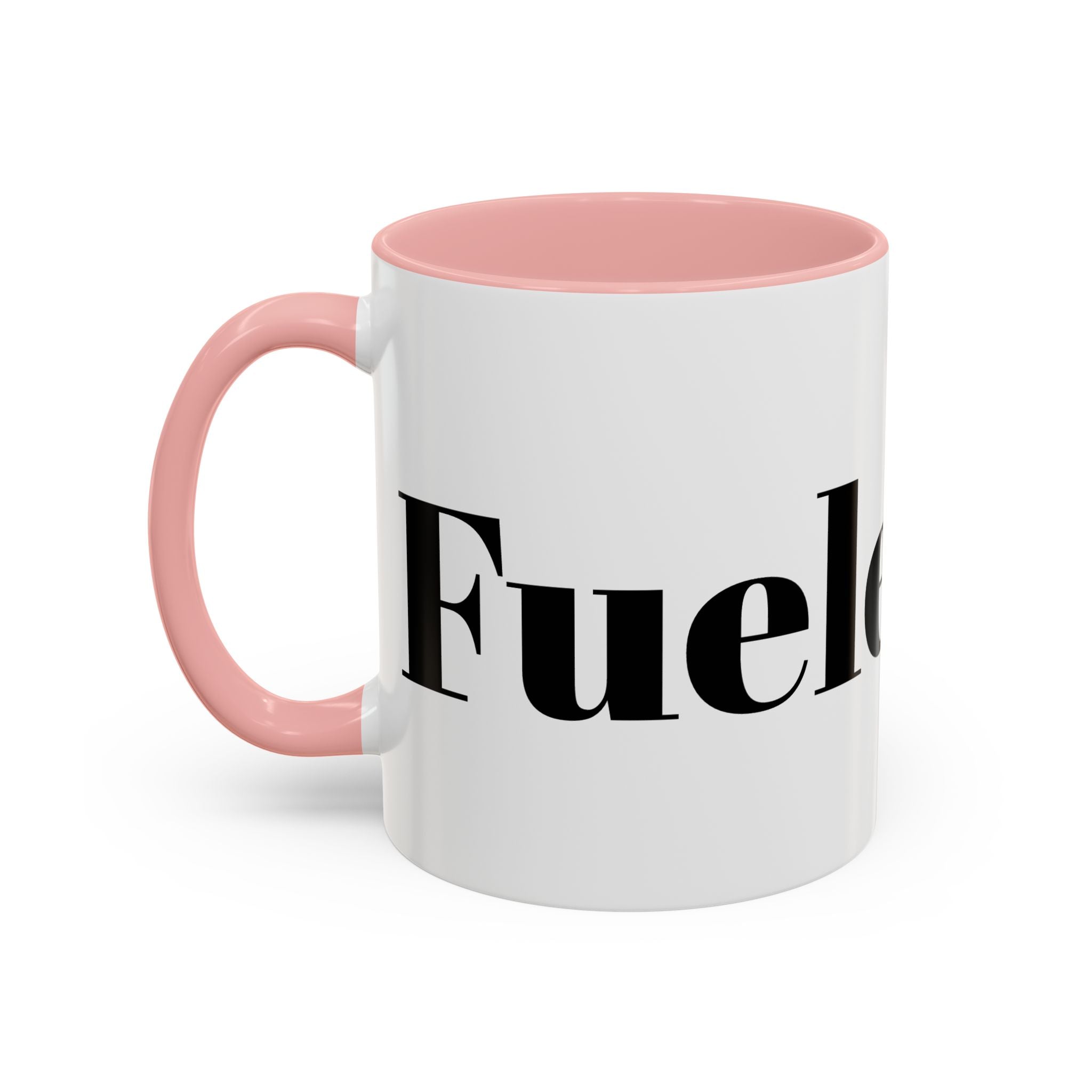 Curated By Design Accent Coffee Mug – Black-Trim Ceramic (11/15 oz)
