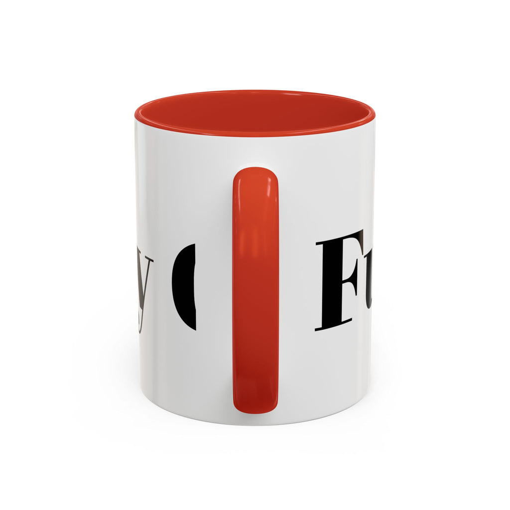 Curated By Design Accent Coffee Mug – Black-Trim Ceramic (11/15 oz)