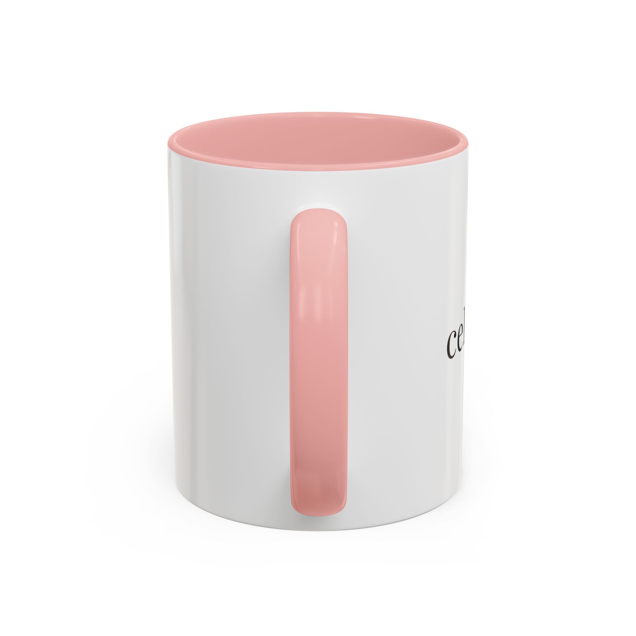 Curated By Design Accent Coffee Mug – Black-Trim Ceramic (11/15 oz)