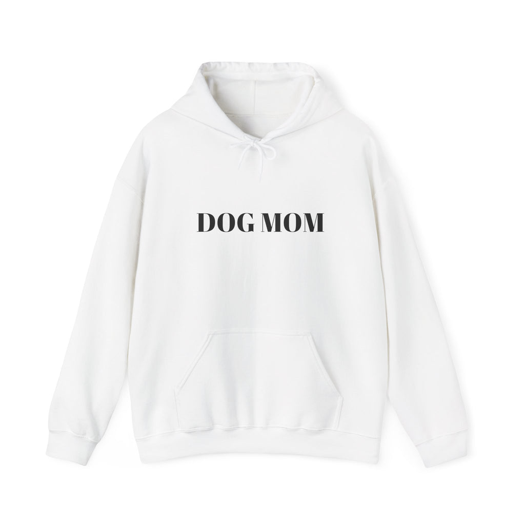 Dog Mom Hoodie | Dog Lover Script Pullover, Pet Owner Sweatshirt