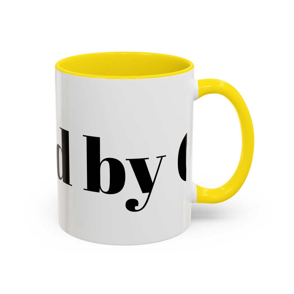 Curated By Design Accent Coffee Mug – Black-Trim Ceramic (11/15 oz)