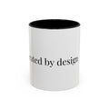 Curated By Design Accent Coffee Mug – Black-Trim Ceramic (11/15 oz)