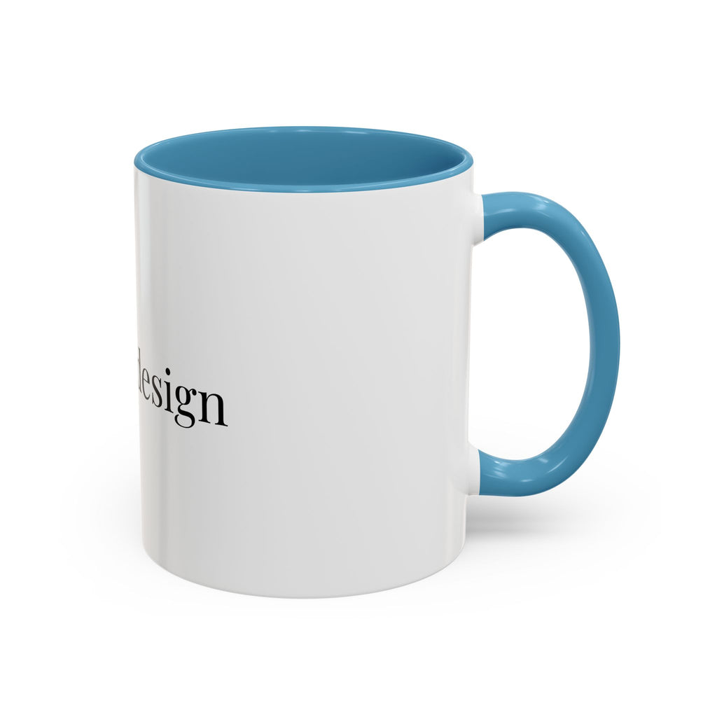 Curated By Design Accent Coffee Mug – Black-Trim Ceramic (11/15 oz)