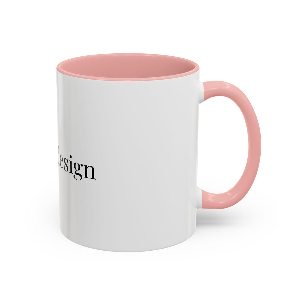 Curated By Design Accent Coffee Mug – Black-Trim Ceramic (11/15 oz)