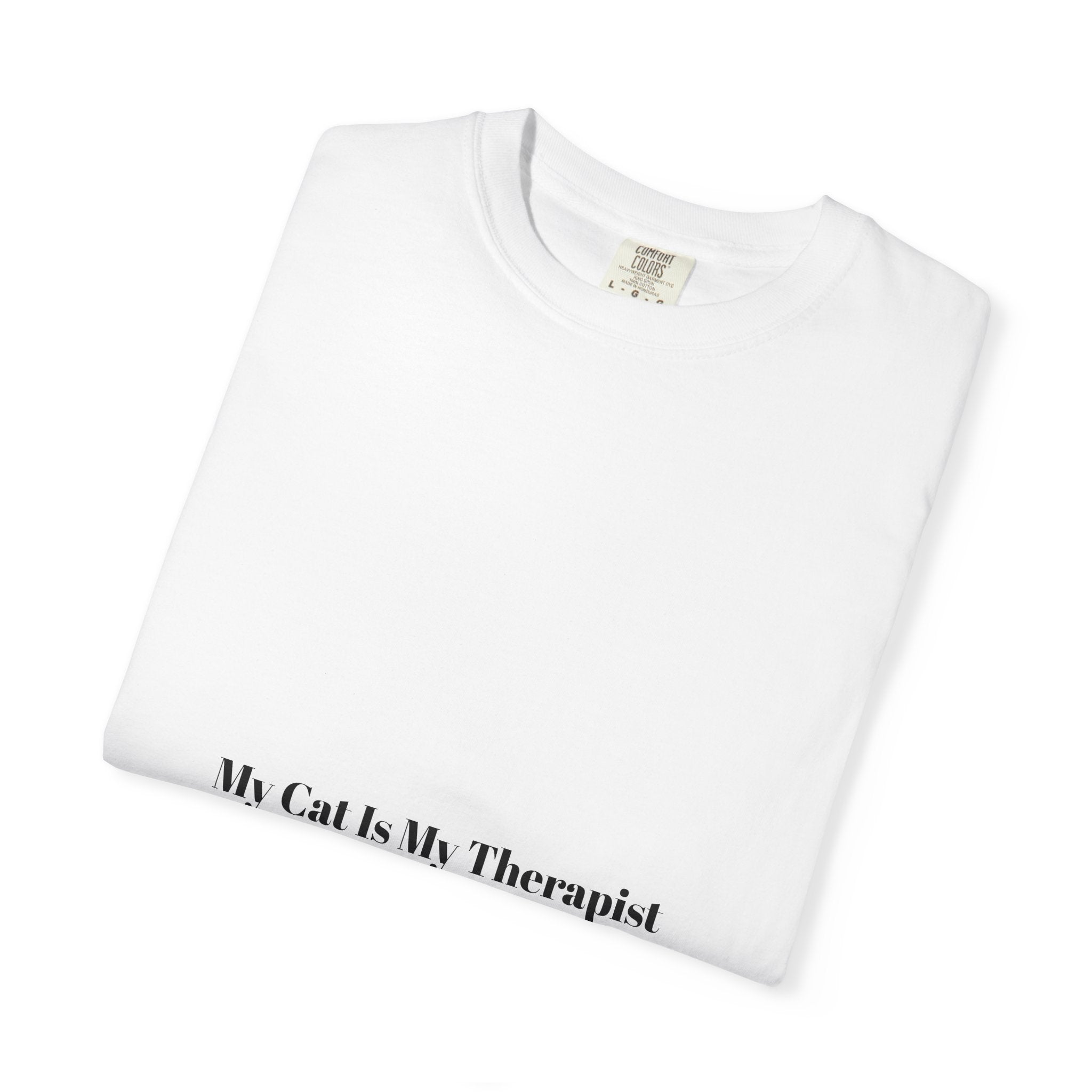 My Cat Is My Therapist T-shirt | Cat Lover Tee, Pet Therapy Shirt