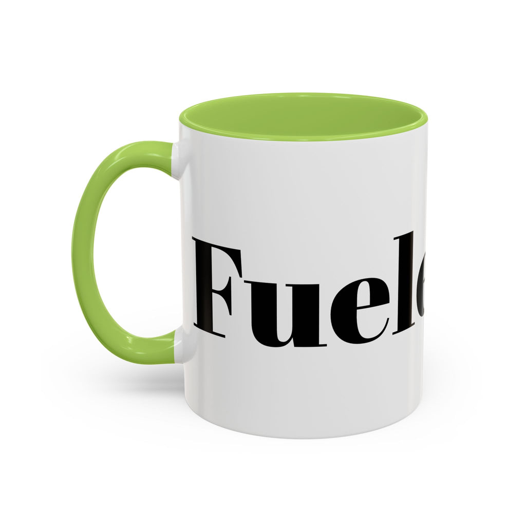 Curated By Design Accent Coffee Mug – Black-Trim Ceramic (11/15 oz)