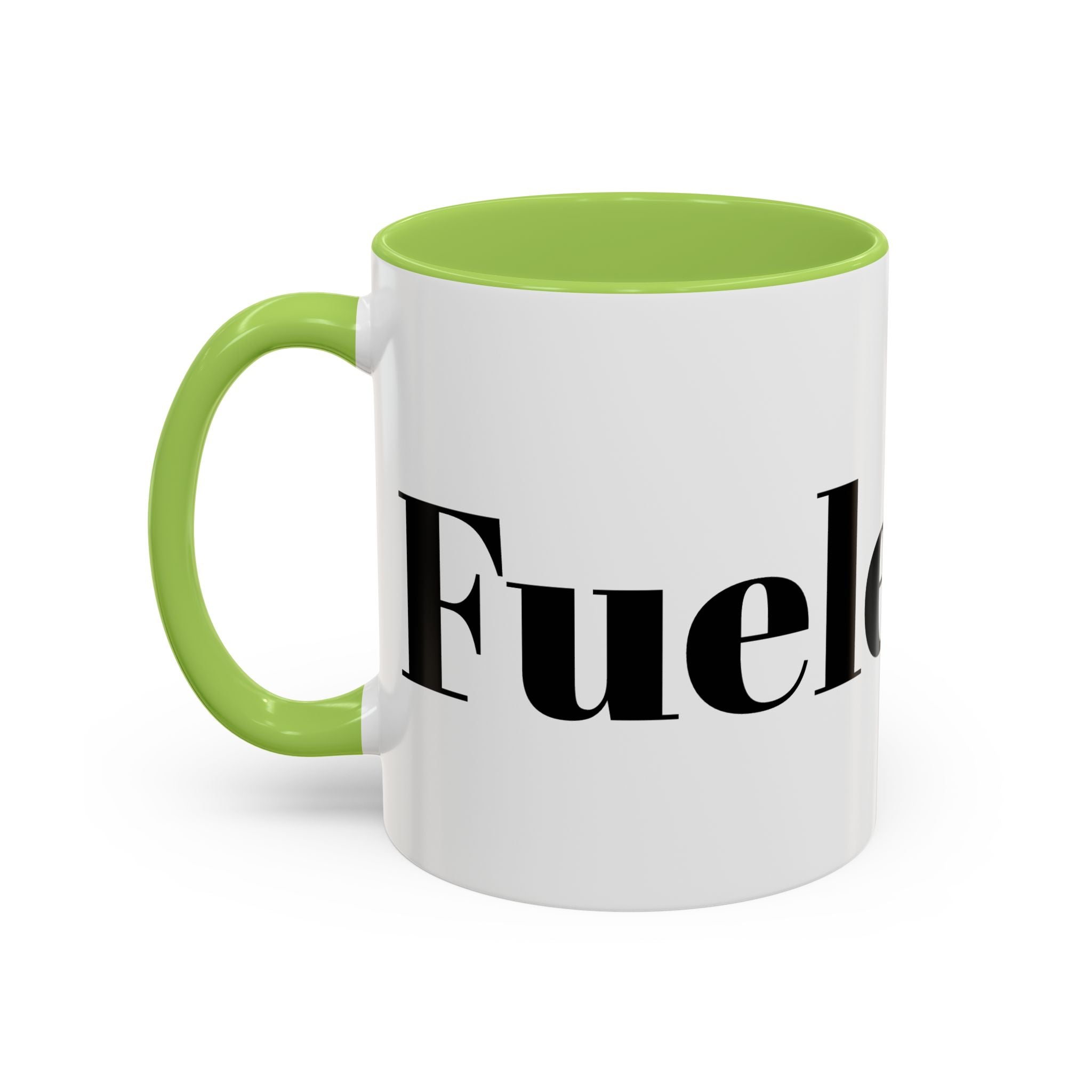 Curated By Design Accent Coffee Mug – Black-Trim Ceramic (11/15 oz)