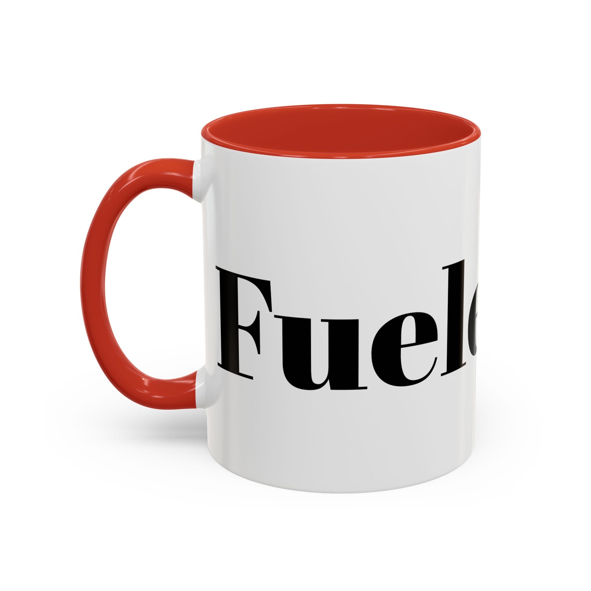 Curated By Design Accent Coffee Mug – Black-Trim Ceramic (11/15 oz)
