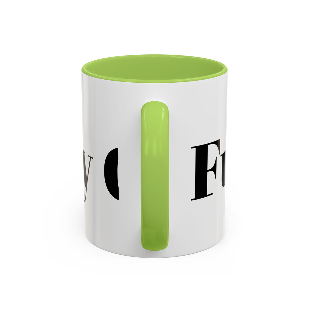 Curated By Design Accent Coffee Mug – Black-Trim Ceramic (11/15 oz)