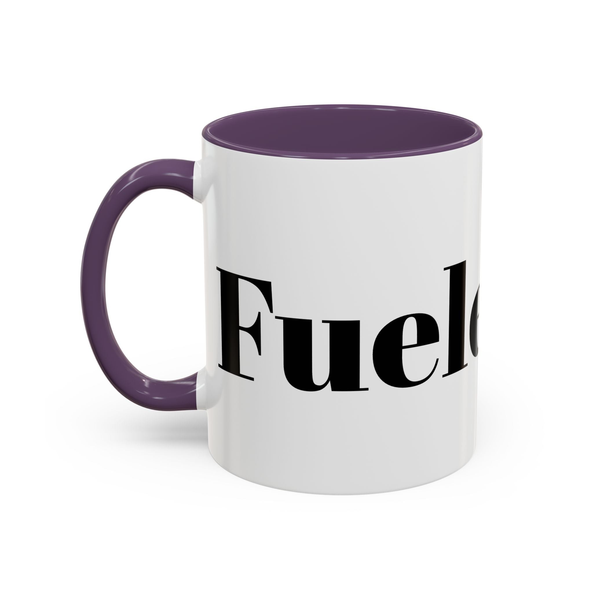 Curated By Design Accent Coffee Mug – Black-Trim Ceramic (11/15 oz)