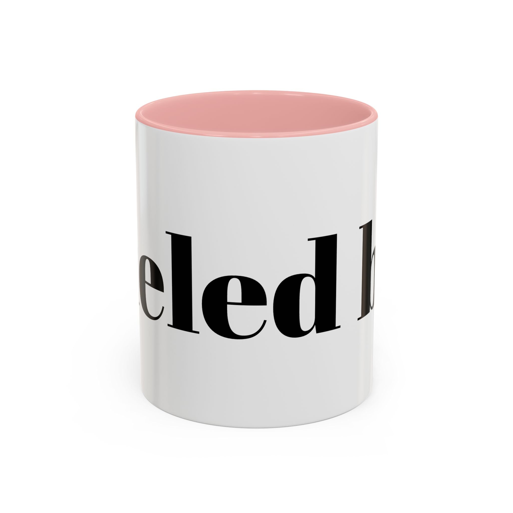 Curated By Design Accent Coffee Mug – Black-Trim Ceramic (11/15 oz)