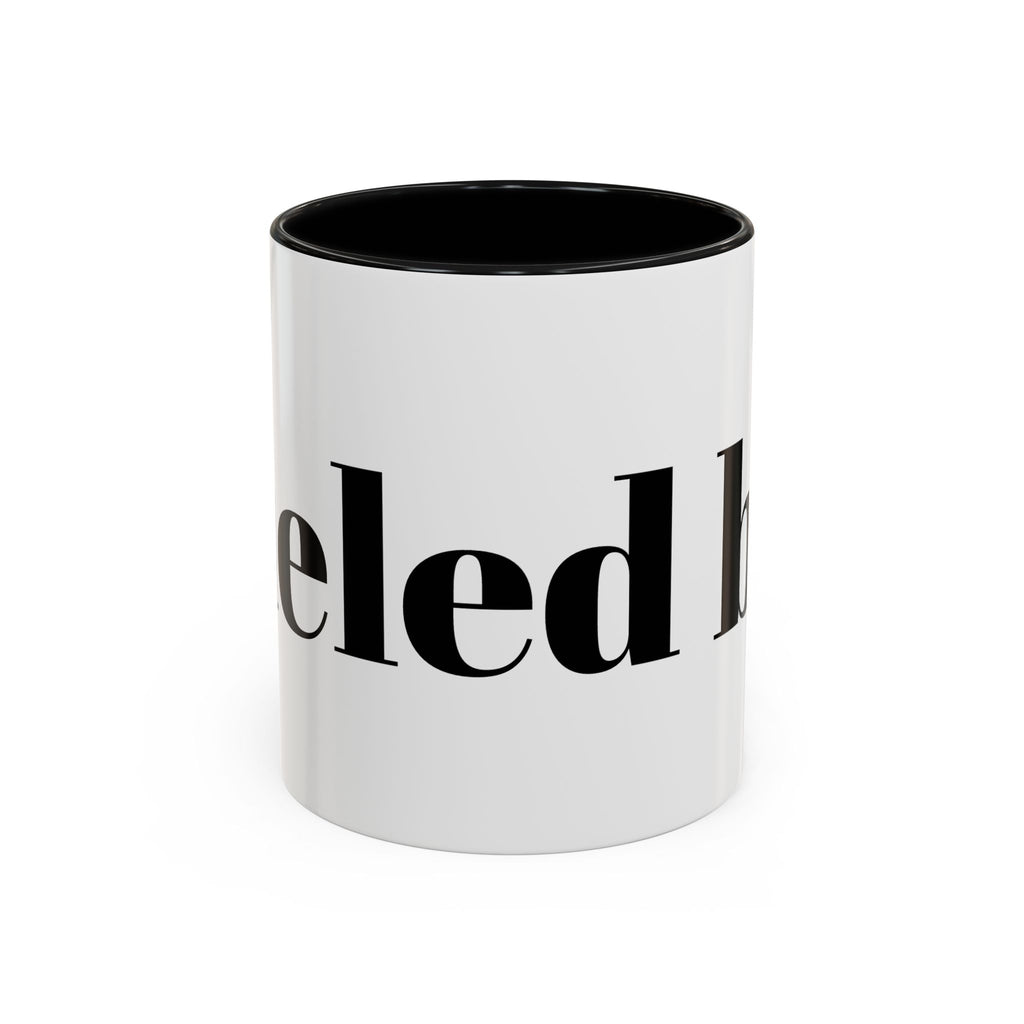 Curated By Design Accent Coffee Mug – Black-Trim Ceramic (11/15 oz)
