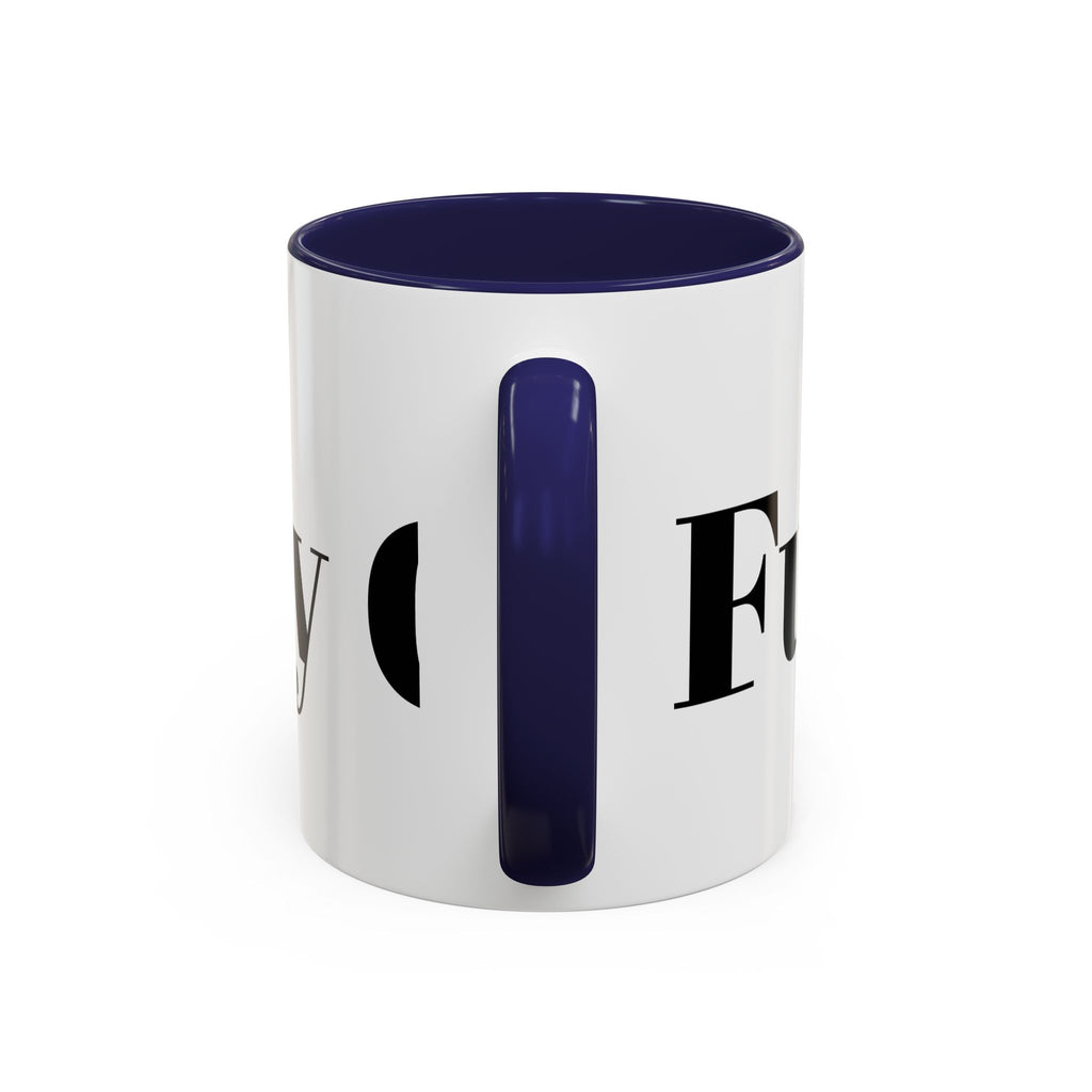 Curated By Design Accent Coffee Mug – Black-Trim Ceramic (11/15 oz)