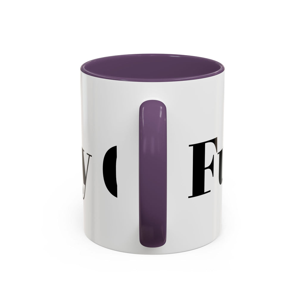 Curated By Design Accent Coffee Mug – Black-Trim Ceramic (11/15 oz)